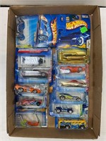 LOT OF 12 HOT WHEELS DIE CAST COLLECTOR CARS