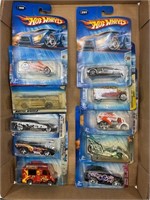 LOT OF 10 HOT WHEELS DIE CAST COLLECTOR CARS