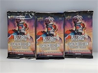 (3) UD Blizzard Legacy Collection Booster Packs