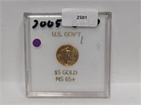 2005 MS65+ $5 Gold Eagle
