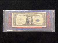 1935 F $1 Silver Certificate with COA