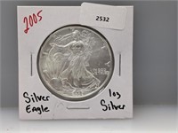 2005 1oz .999 Silver Eagle $1