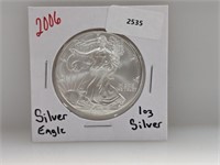 2006 1oz .999 Silver Eagle $1