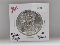 2015 1oz .999 Silver Eagle $1