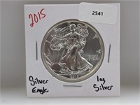 2015 1oz .999 Silver Eagle $1