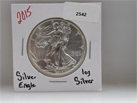 2015 1oz .999 Silver Eagle $1