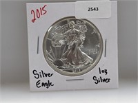 2015 1oz .999 Silver Eagle $1