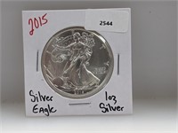 2015 1oz .999 Silver Eagle $1