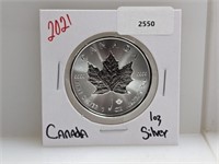 2021 1oz .999 Silv Canada Maple Leaf