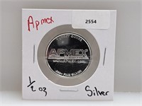 1/2oz .999 Silver Apmex Round