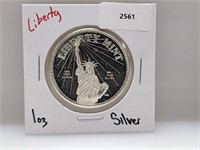1oz .999 Silver Liberty Round