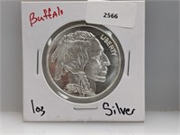 1oz .999 Silver Buffalo Round