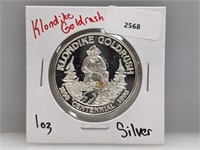 1oz .999 Silver Klondike Round