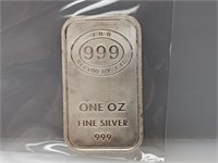 1oz .999 Silver JBR Recovery Art Bar