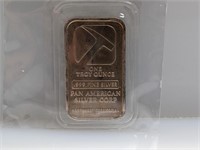 1oz .999 Silver Pan American Art Bar