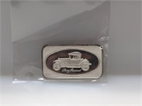 1oz .999 Silver Stutz Bearcat Art Bar