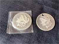 1881 and 1882 Morgan Silver Dollars