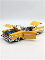1957 Yellow Chevy Belair Die Cast Model Car