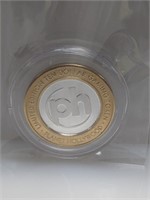 1oz .999 Silv Planet Hollywood Gaming Token