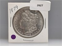 1879 90% Silv Morgan $1 Dollar