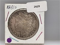 1881-S 90% Silv Morgan $1 Dollar