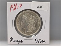 1921-D 90% Silv Morgan $1 Dollar