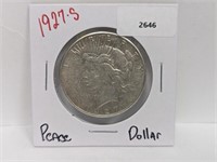 1927-S 90% Silver Peace $1 Dollar