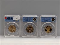 ANACS 2008-S,(2) 2008-D Van Buren $1