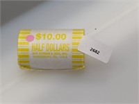 Roll 2022-P UNC JFK Half $1 Dollars