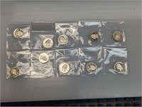 10-1999-2000 PF 90% Silv State Quarters