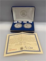 Set of World Trade Center Silver Coins