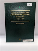 Partial Natl Park Quarters Book