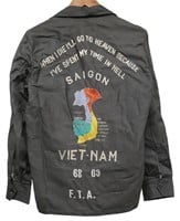 Named 68-69 Vietnam Tour Jacket & Photo Of Vet