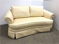 Beautiful light yellow Ethan Allen sofa