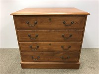 Ethan Allen file cabinet with key