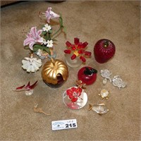 Crystal Trinkets, Glass Paperweights, Etc