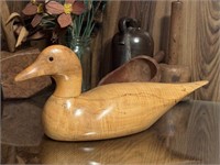 John Bundy Hand Carved Pintail Duck Decoy
