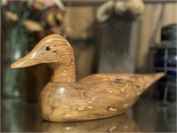John Bundy Unique Hand Carved Pintail Duck Decoy