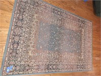 4X6 TEA DYE FLOOR RUG - SEALED FRINGE