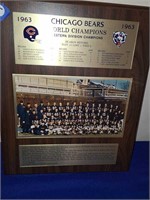 CHICAGO BEARS WORLD CHAMPIONS 1963