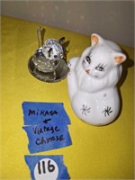 MIKASA & VINTAGE CHINESE CATS
