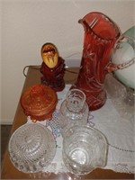 Various glass collectibles