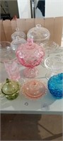 Candy dishes and others glass wear