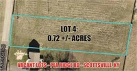 Lot 4: 0.72+/- acre lot on Pea Ridge Road