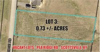 Lot 3: 0.73+/- acre lot on Pea Ridge Road