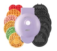 Dash Mini Waffle Maker with Removable Plates
