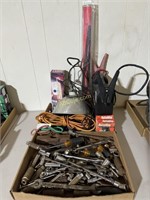 Box File with ratchets, Wrenches, Vice Grips,