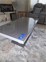 SLEEK GRAY COFFEE TABLE