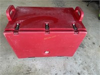 Red Heavy Resin Coooler by CAMBRO for Food