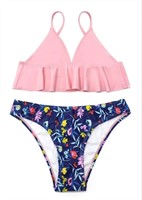 Size 6/8 SHEKINI Toddler Halter Triangle Bikini